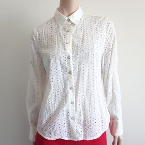 Robert Graham | Eyelet Button-down Shirt